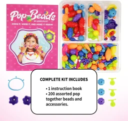 سكيلماتيكس مجموعة صنع المجوهرات فويل فن بوب بيدز Skillmatics Foil Fun Pop Beads Jewelry Craft Kit