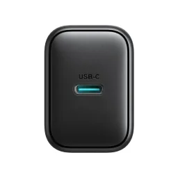 جويروم شاحن حائط UK JR-TCF23 بقوة 25 واط مع كابل USB-C بطول 1 متر - أسود Joyroom JR-TCF23 25W UK Wall Charger with 1m USB-C Cable - Black