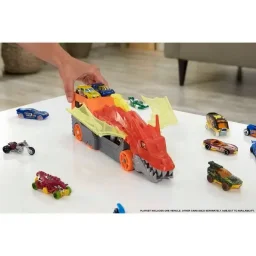 هوت ويلز سيتي ناقلة إطلاق التنين Hot Wheels City Dragon Launch Transporter