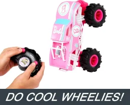 هوت ويلز مونستر تراكس سيارة باربي تحكم عن بعد بمقياس 1:24 Hot Wheels Monster Trucks Barbie R/C Vehicle 1:24 Scale