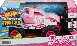 هوت ويلز مونستر تراكس سيارة باربي تحكم عن بعد بمقياس 1:24 Hot Wheels Monster Trucks Barbie R/C Vehicle 1:24 Scale
