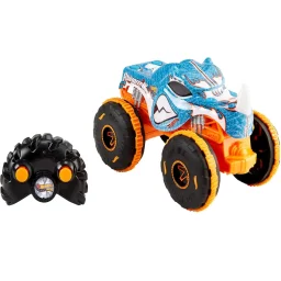 هوت ويلز مونستر تراكس سيارة راينومايت تحكم عن بعد بمقياس 1:24 Hot Wheels Monster Trucks Rhinomite R/C Vehicle 1:24 Scale