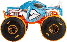 هوت ويلز مونستر تراكس سيارة راينومايت تحكم عن بعد بمقياس 1:24 Hot Wheels Monster Trucks Rhinomite R/C Vehicle 1:24 Scale