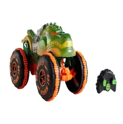 هوت ويلز مونستر تراكس سيارة ريجاساور تحكم عن بعد بمقياس 1:15 Hot Wheels Monster Trucks Rageasaur R/C Vehicle 1:15 Scale