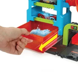 هوت ويلز سيتي مجموعة لعب مغسلة السيارات ميجا Hot Wheels City Mega Car Wash Playset