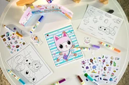 مجموعة أنشطة كرايولا كولور وندر - بيت دمى غابي Crayola Color Wonder Activity Set - Gabby's Dollhouse