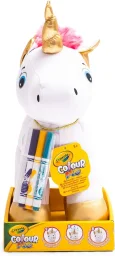 كرايولا دمية يونيكورن محشوة للتلوين Crayola Color Me Plush Unicorn