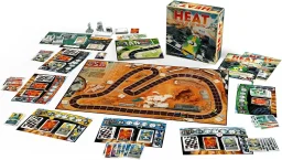 لعبة لوحية هيت: بيدال تو ذا ميتال Heat: Pedal to the Metal Board Game