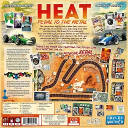 لعبة لوحية هيت: بيدال تو ذا ميتال Heat: Pedal to the Metal Board Game