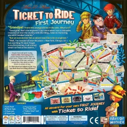 لعبة لوحية تيكيت تو رايد: الرحلة الأولى Ticket to Ride: First Journey Board Game