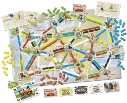 لعبة لوحية تيكيت تو رايد: الرحلة الأولى أوروبا Ticket to Ride: First Journey Europe Board Game