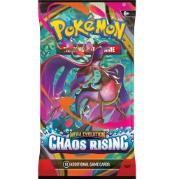 بوكيمون TCG: حزمة بوستر ميجا إيفوليوشن—كاوس رايزينج - 12 حزمة Pokémon TCG: Mega Evolution—Chaos Rising Booster Bundle - 12 Packs