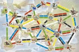 لعبة لوحية تيكيت تو رايد: الرحلة الأولى أوروبا Ticket to Ride: First Journey Europe Board Game