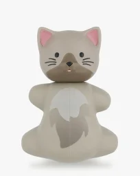 فليبر عبوة كومبو غطاء فرشاة أسنان وفرشاة أسنان حيوان مرح - قطة Flipper Fun Animal Toothbrush Cover & Toothbrush Combo Pack - Cat