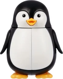 فليبر عبوة كومبو غطاء فرشاة أسنان وفرشاة أسنان حيوان مرح - بطريق Flipper Fun Animal Toothbrush Cover & Toothbrush Combo Pack - Penguin
