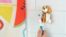 فليبر عبوة كومبو غطاء فرشاة أسنان وفرشاة أسنان حيوان مرح - بيجل Flipper Fun Animal Toothbrush Cover & Toothbrush Combo Pack - Beagle