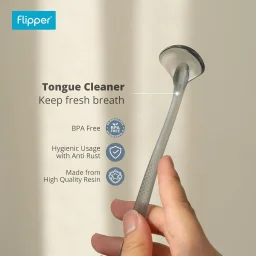 فليبر مجموعة العناية بالفم مونو - رمادي هاربور Flipper Mono Oral Care Kit - Harbor Gray
