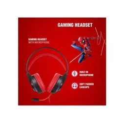 أو تي إل تكنولوجيز سماعة رأس للألعاب مارفل سبايدرمان مع ميكروفون بوم OTL Technologies Marvel Spider-Man Gaming Headset with Boom Microphone