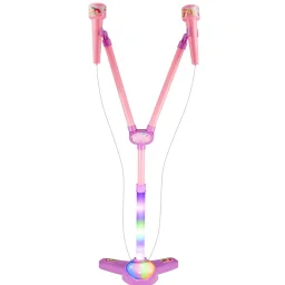 أو تي إل تكنولوجيز حامل ميكروفون بلوتوث RGB أميرات ديزني مع ميكروفونين مزدوجين OTL Technologies Disney Princess RGB Bluetooth Microphone Stand with Dual Microphones