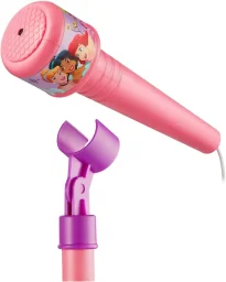 أو تي إل تكنولوجيز حامل ميكروفون بلوتوث RGB أميرات ديزني مع ميكروفونين مزدوجين OTL Technologies Disney Princess RGB Bluetooth Microphone Stand with Dual Microphones