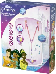 أو تي إل تكنولوجيز حامل ميكروفون بلوتوث RGB أميرات ديزني مع ميكروفونين مزدوجين OTL Technologies Disney Princess RGB Bluetooth Microphone Stand with Dual Microphones