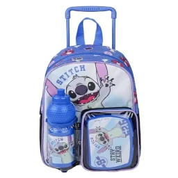ديزني ستيتش ابق غريباً طقم حقيبة بعجلات 3 في 1 - Bts263In1T09 Disney Stitch Stay Weird 3 In 1 Trolley Set - Bts263In1T09