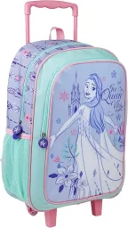 ديزني فروزن أجواء ملكة الثلج طقم حقيبة بعجلات 5 في 1 مقاس 18 بوصة - Bts265In1T01-18 Disney Frozen Ice Queen Vibes 5 In 1 Trolley Set 18" - Bts265In1T01-18
