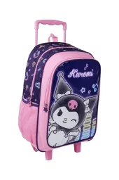 سانريو كورومي تحقق من الإيقاع طقم حقيبة بعجلات 5 في 1 مقاس 18 بوصة - Bts265In1T09-18 Sanrio Kuromi Check The Beat 5 In 1 Trolley Set 18" - Bts265In1T09-18