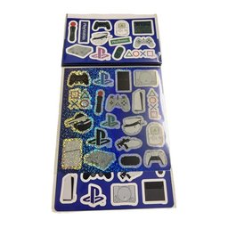 سوني بلايستيشن العب بالتمويه ملصق لامع - Tbt25Playstation109 Sony Plastation Play In Camo Glitter Sticker - Tbt25Playstation109