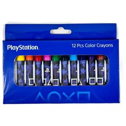 سوني بلايستيشن العب بالتمويه طقم أقلام تلوين شمعية من 12 قطعة - Tbt25Playstation114 Sony Plastation Play In Camo Crayons 12Pc Set - Tbt25Playstation114