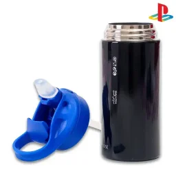 سوني بلايستيشن وحدات التحكم قارورة ماء بلاستيكية مع حزام بسعة 400 مل - Tbt25Playstation08 Sony Playstation Controllers Plastic Water Bottle With Strap 400Ml - Tbt25Playstation08