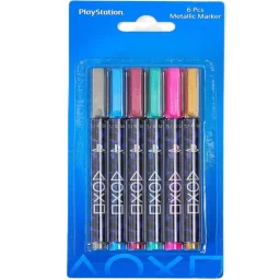سوني بلايستيشن العب بالتمويه طقم أقلام تحديد بألوان معدنية من 6 قطع - Tbt25Playstation116 Sony Plastation Play In Camo Metallic Marker 6Pc Set - Tbt25Playstation116