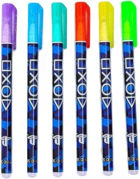 سوني بلايستيشن العب بالتمويه طقم أقلام تحديد لامعة من 6 قطع - Tbt25Playstation117 Sony Plastation Play In Camo Glitter Marker 6Pc Set - Tbt25Playstation117