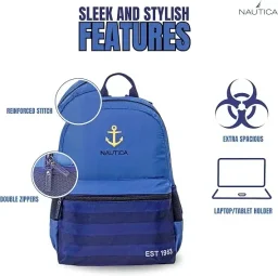 نوتيكا 3 حقيبة ظهر مقاس 18 بوصة - Tbt25Tnau005 Nautica 3 18" Backpack - Tbt25Tnau005