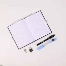 وارنر براذرز باتمان دفتر ملاحظات سري لامع مع قلم سحري - Tbt26Stat167 Warner Bros Batman Secret Glitter Notebook With Magic Pen - Tbt26Stat167