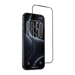 بينكس GlassWarrior واقي شاشة من الزجاج المقسّى بطلاء الياقوت لـ ايفون 18 Pro / 17 Pro - أسود Benks GlassWarrior Sapphire-Coated Tempered Glass Screen Protector for iPhone 18 Pro / 17 Pro - Black