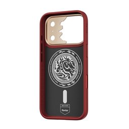 بينكس ArmorPro Knight كفر من الكيفلار لـ ايفون 18 Pro Max / 17 Pro Max - أحمر Benks ArmorPro Knight Kevlar Case for iPhone 18 Pro Max / 17 Pro Max - Red