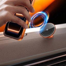 بريف N52 حامل هاتف مغناطيسي للسيارة - برتقالي (BHL-59O) Brave N52 Magnetic Car Phone Mount - Orange (BHL-59O)