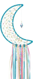 ميك إت ريل صائدة أحلام قمرية مع إضاءة - أزرق Make It Real Lunar Dream Catcher With Lights - Blue