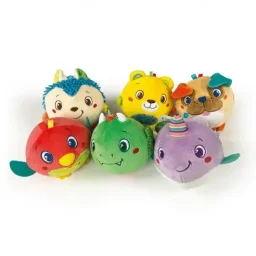 كليمينتوني بيبي كليمينتوني سكويز آند رول حيوانات طرية Clementoni Baby Clementonisqueeze&Roll Soft Animals