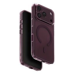 يونيك AirSuit MagClick كفر لهاتف ايفون 18 Pro - عنابي لامع UNIQ AirSuit Magnetic Hybrid Case for iPhone 18 Pro - Glossy Burgundy
