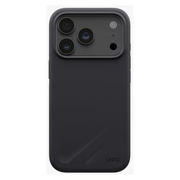 يونيك لينو ماج كليك حافظة هجينة لآيفون 18 برو (6.3 بوصة) - رمادي فحمي UNIQ Lino Magnetic Hybrid Case for iPhone 18 Pro - Charcoal Gray