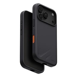 يونيك لينو ماج كليك حافظة هجينة لآيفون 18 برو (6.3 بوصة) - رمادي فحمي UNIQ Lino Magnetic Hybrid Case for iPhone 18 Pro - Charcoal Gray