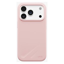 يونيك لينو ماج كليك حافظة هجينة لآيفون 18 برو (6.3 بوصة) - وردي شاحب UNIQ Lino Magnetic Hybrid Case for iPhone 18 Pro - Pale Rose