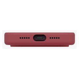 يونيك لينو ماج كليك حافظة هجينة لآيفون 18 برو (6.3 بوصة) - أحمر توت بري UNIQ Lino Magnetic Hybrid Case for iPhone 18 Pro - Cranberry Red