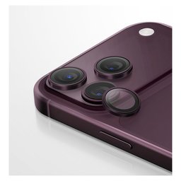 يونيك أوبتيكس ألوجارد DX2 واقي عدسة كاميرا ألمنيوم لآيفون 18 برو / برو ماكس - عنابي ملكي UNIQ Optix AluGuard DX2 Aluminum Camera Lens Protector for iPhone 18 Pro / iPhone 18 Pro Max - Royal Burgundy