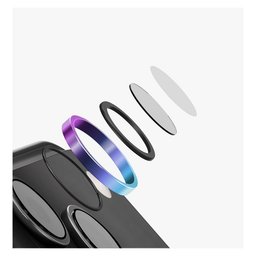 يونيك أوبتيكس ألوجارد DX2 واقي عدسة كاميرا ألمنيوم لآيفون 18 برو / برو ماكس - قزحي الألوان UNIQ Optix AluGuard DX2 Aluminum Camera Lens Protector for iPhone 18 Pro / iPhone 18 Pro Max - Iridescent
