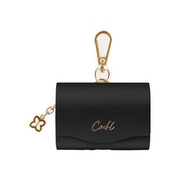 يونيك Coehl Mirelle كفر محفظة لـ ايربودز Pro - أسود أبنوسي UNIQ COEHL Mirelle Wallet Case with Magnetic Flap for AirPods Pro / Pro 2 / Pro 3 - Ebony