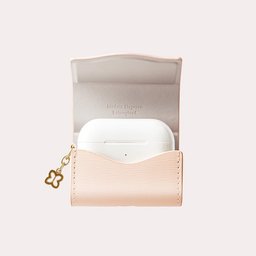 يونيك Coehl Mirelle كفر محفظة لـ ايربودز Pro - وردي صدفي UNIQ COEHL Mirelle Wallet Case with Magnetic Flap for AirPods Pro / Pro 2 / Pro 3 - Shell Pink
