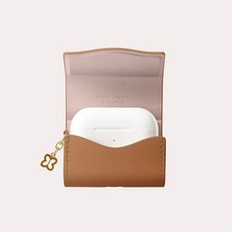 يونيك Coehl Mirelle كفر محفظة لـ ايربودز Pro - بني بيكان UNIQ COEHL Mirelle Wallet Case with Magnetic Flap for AirPods Pro / Pro 2 / Pro 3 - Pecan Brown